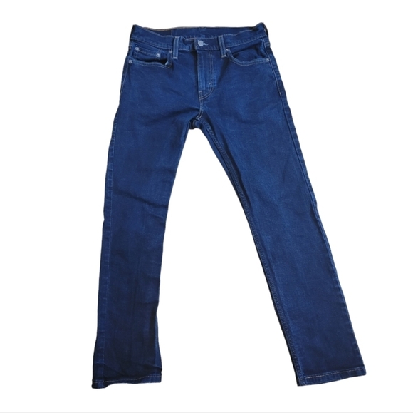 Levi's 502 Taper Leg Dark Wash Denim Jeans Size 29 x 30 - Picture 3 of 4